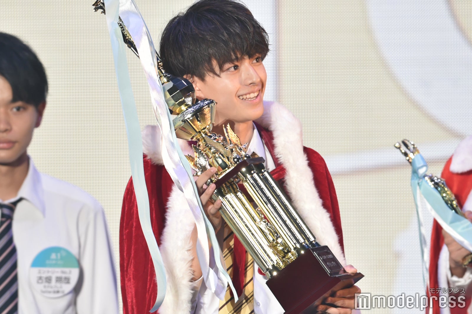 川端輝くん「男子高生ミスターコン2023」ステージの様子 （C）モデルプレス