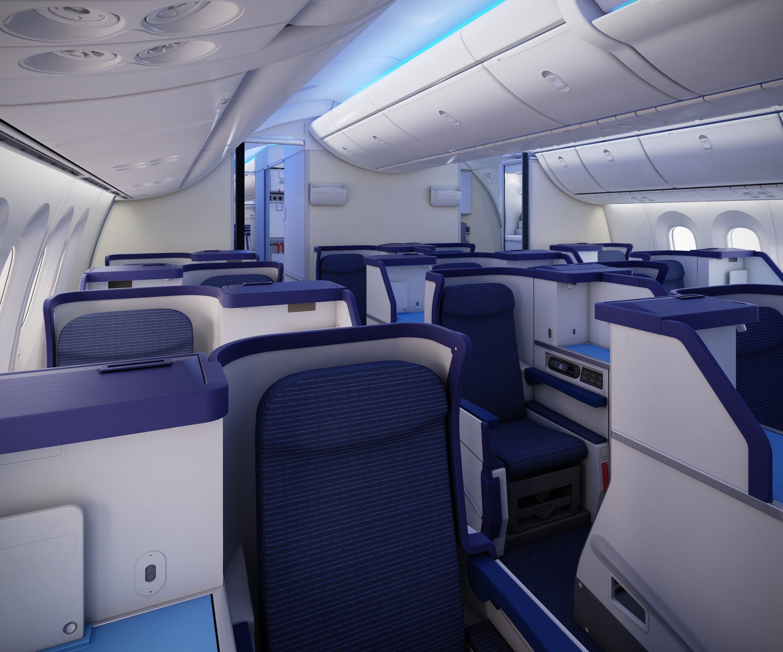 ANA機内（ビジネスクラス）／画像提供：ANA