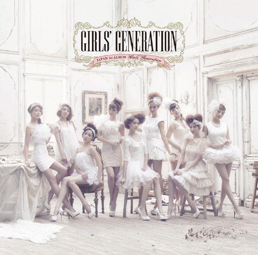 少女時代ファーストアルバム「GIRL'S GENERATION」通常盤(6月1日発売)