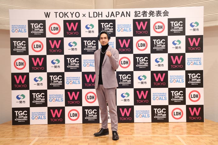 橘ケンチ(C)W TOKYO×LDH JAPAN 記者発表会
