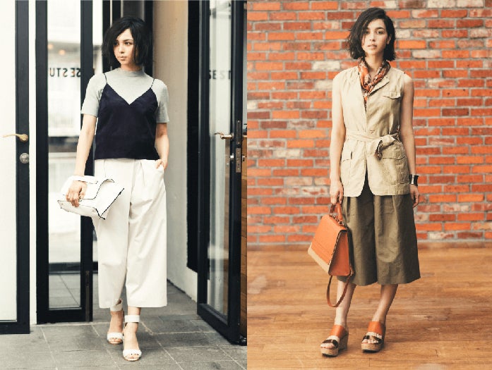 トップスに一工夫を！トレンド“ワイドパンツ”で上級者コーデ