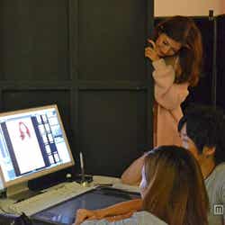 スザンヌ撮影オフショット