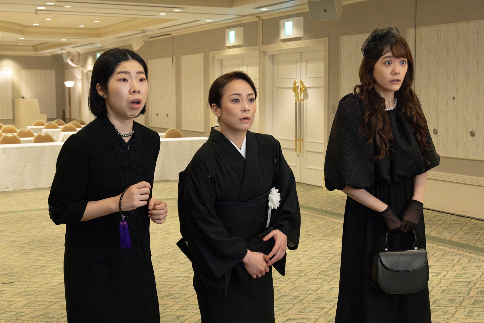 うらじぬの、佐藤仁美、松井愛莉「相続探偵」第1話（C）日本テレビ