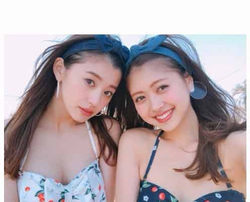 朝比奈彩&松元絵里花のフレッシュ美ボディが眩しい!ビキニの“双子コーデ”に反響
