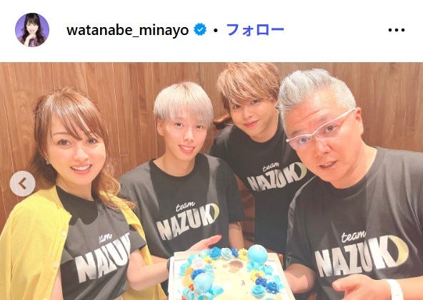 渡辺美奈代Instagramより