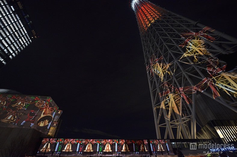 東京スカイツリータウン（R）プロジェクションマッピング（昨年の様子）（C）TOKYO-SKYTREETOWN