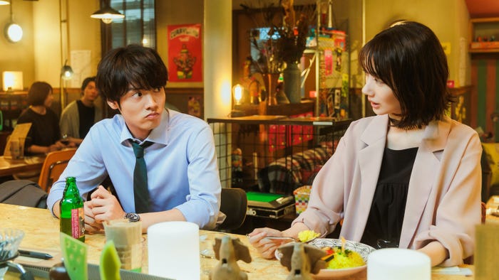 赤楚衛二、波瑠「こっち向いてよ向井くん」第3話より(C)日本テレビ