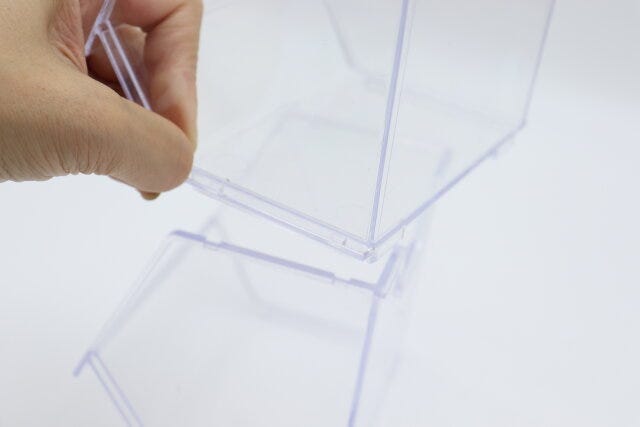 ダイソー アメニティーラック(クリア) スタッキング ダイソー アメニティーラック(クリア) スタッキング