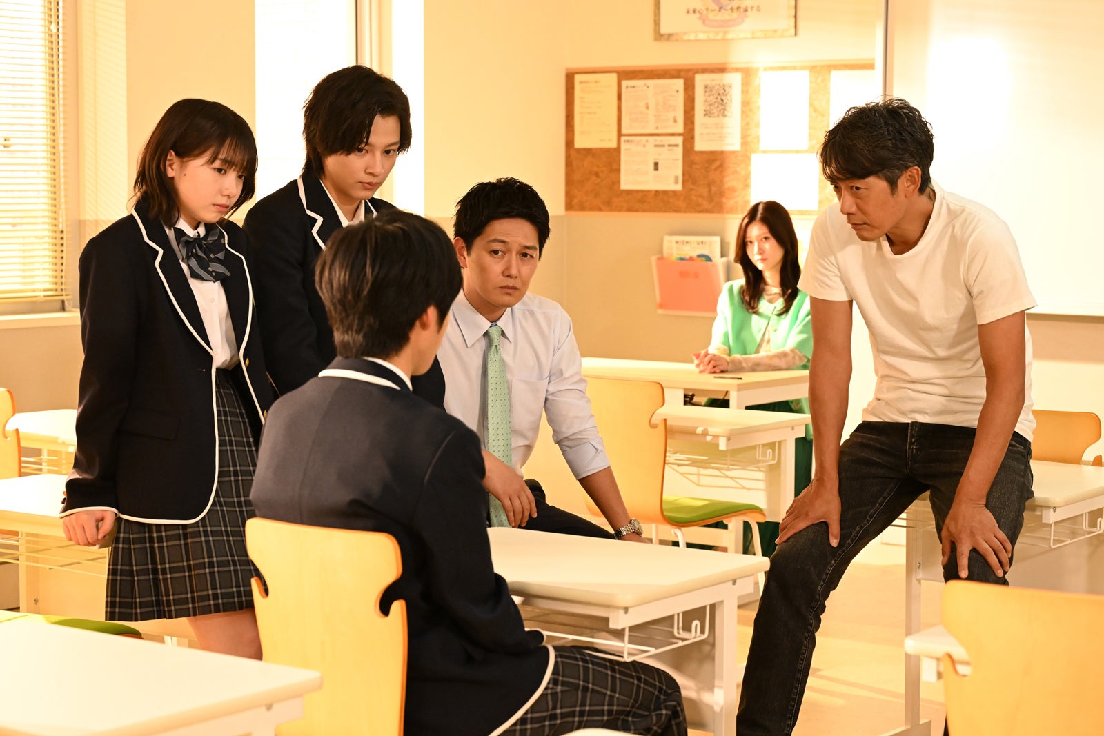 稲垣来泉、森本陸斗、工藤阿須加、反町隆史「GTO」第3話（C）カンテレ