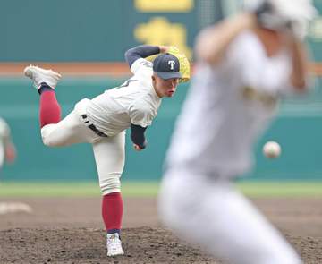 大阪桐蔭 春40勝で4年ぶり決勝進出 プロ注エース吉岡7回5安打1失点 智弁学園と近畿対決「全員で勝ち切れたら」