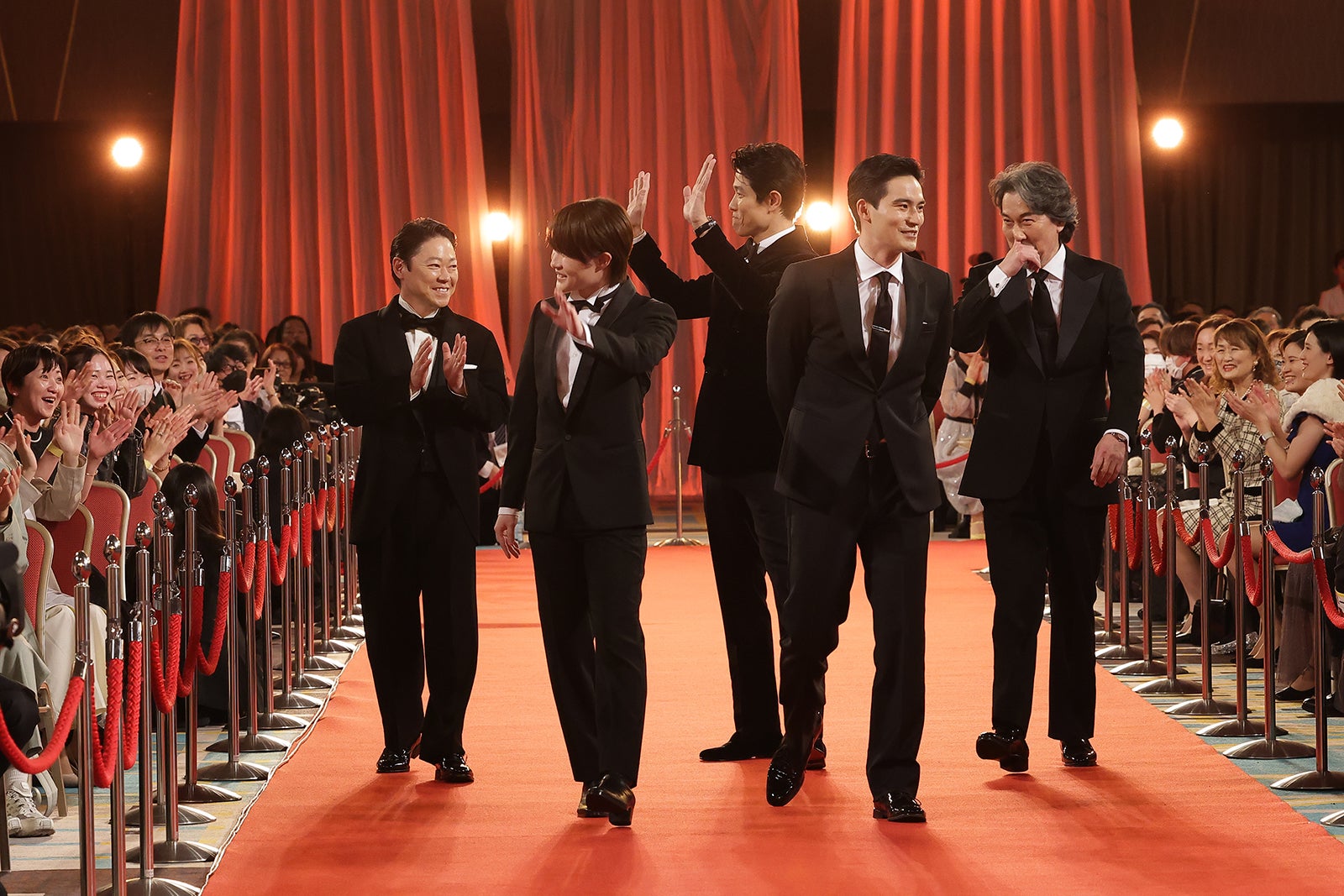 阿部サダヲ、神木隆之介、鈴木亮平、水上恒司、役所広司（C）日本アカデミー賞協会