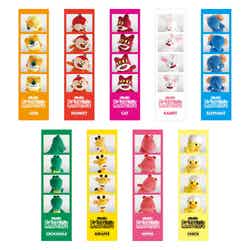 フード&ドリンク、またはグッズを税込2,000円購入ごとに「実写4カットステッカー(ランダム全9種)」を1枚プレゼント(C)ギンビス