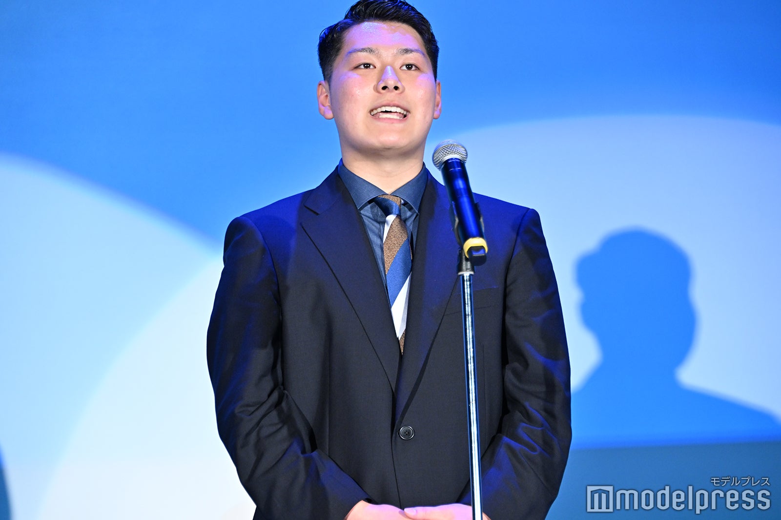 西中蓮さん／「第3回学生アナウンス大賞」スピーチの様子 （C）モデルプレス