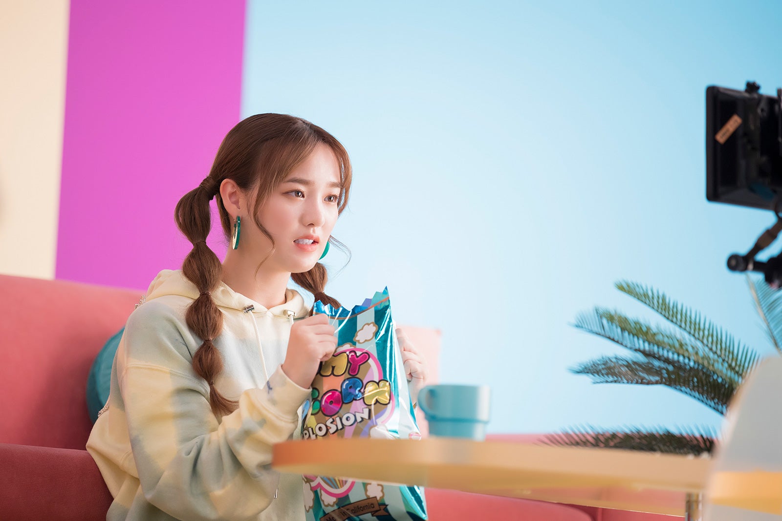 RIO／新WEBムービー「NEWフィッツダンス ポップコーン」篇メイキング（提供写真）