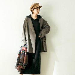 冬の黒パーカー アウターコーデ おしゃれな大人女性はどう着こなす モデルプレス 冬の黒パーカー アウターコーデ おしゃれな大人女性はどう着こなす モデルプレス