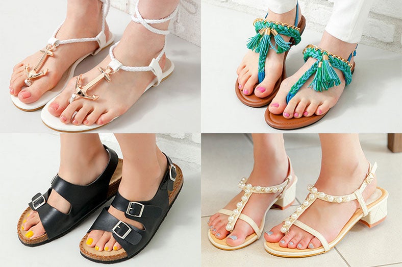 履きやすくて今っぽい！「フラットサンダル」なら即旬顔に