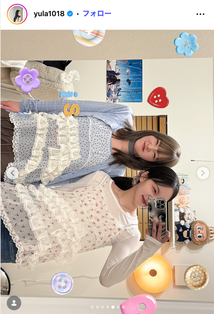 越智ゆらのInstagramより
