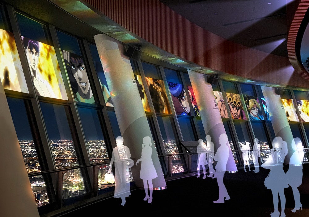 JOJOTREE ジョジョの奇妙な冒険 in TOKYO SKYTREE（C）A＆L／S，JOJO TAP （C）TS
