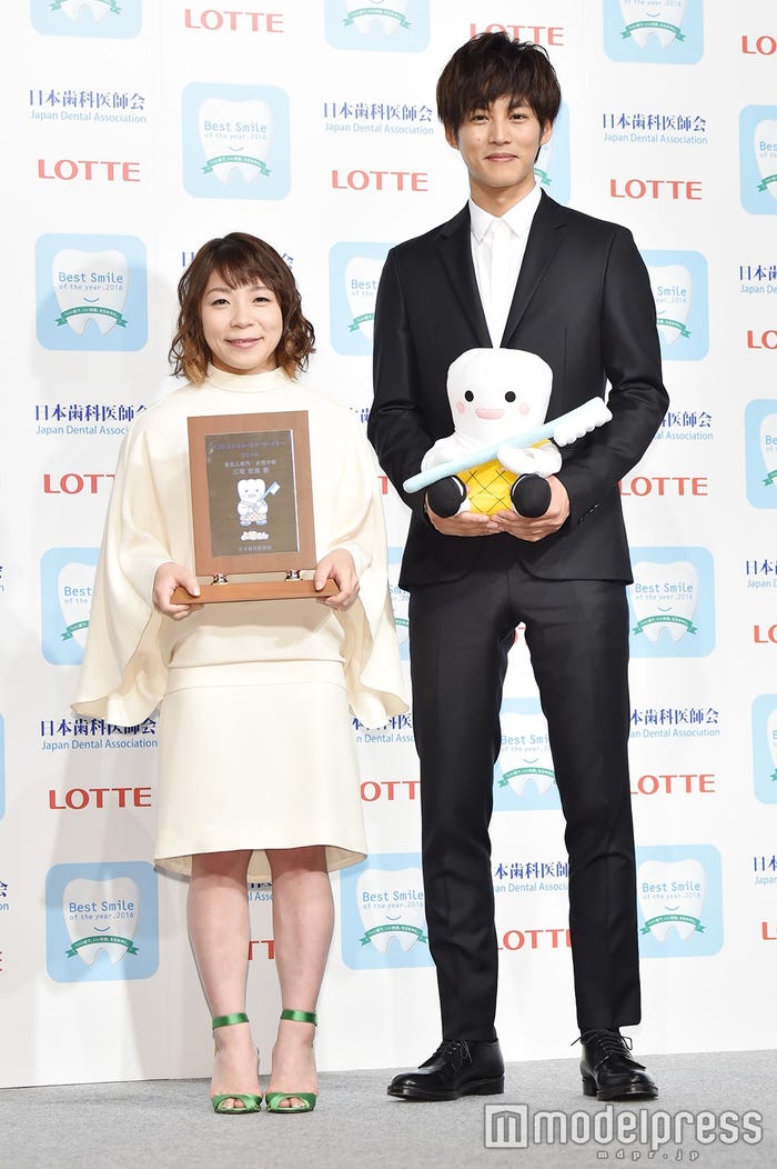 三宅宏実選手、松坂桃李 (C)モデルプレス