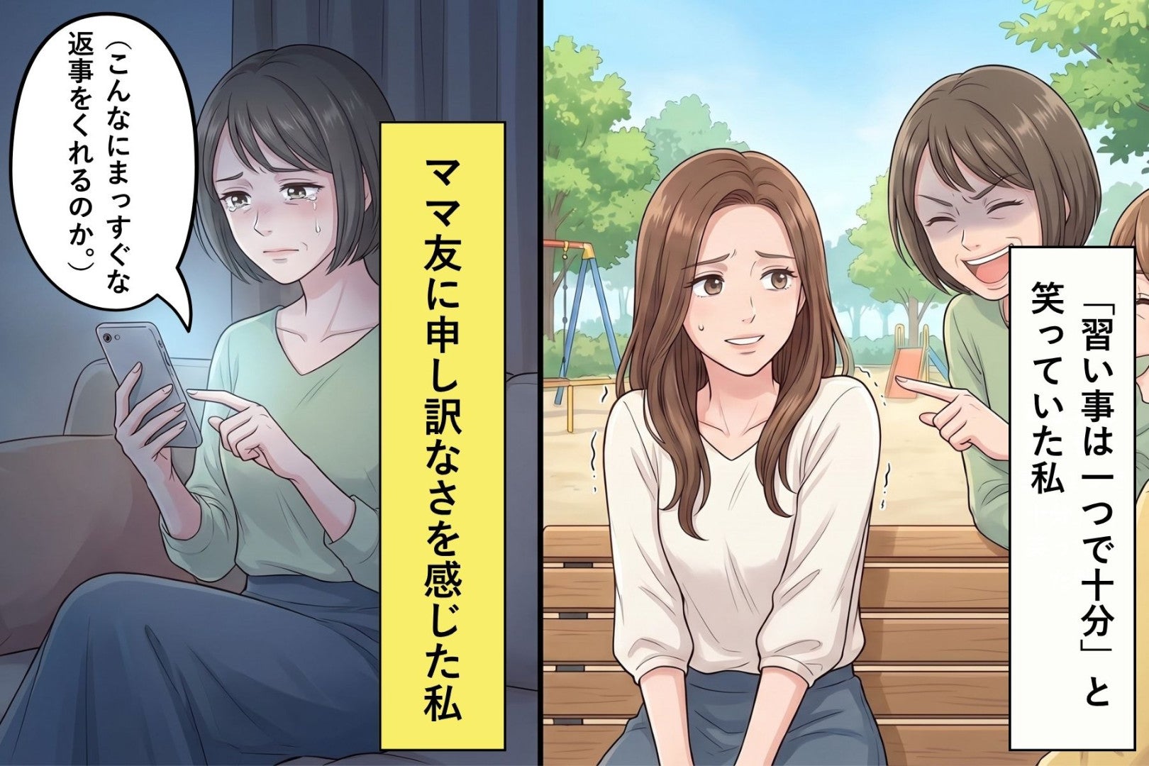 「習い事は1つで十分」と笑っていた私→娘が「やりたい」と泣いた日、自分の薄っぺらさを知った話