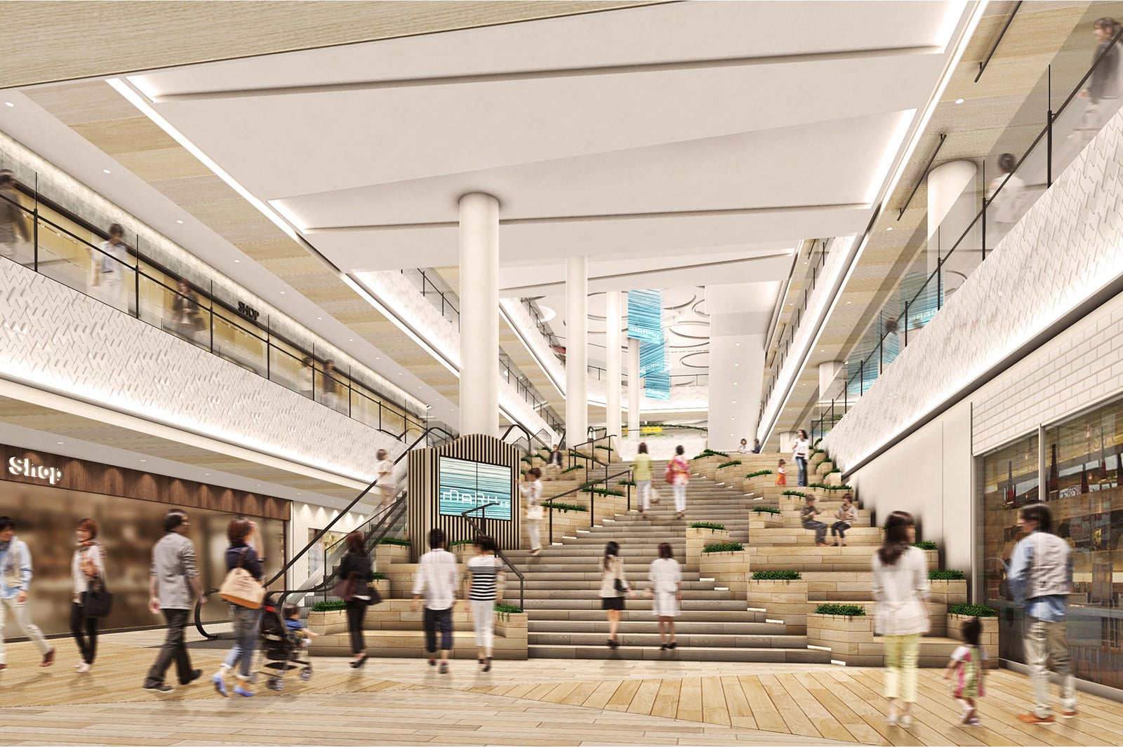 1Fおおかいだん／画像提供：三菱地所