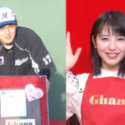 浜辺美波 千葉ロッテの佐々木朗希選手に特製チョコレートをプレゼント!