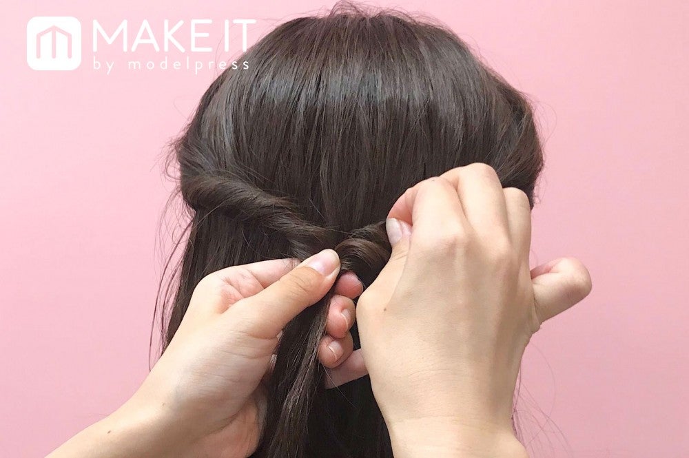 ゆるっとハーフアップHow To (C)メイクイット