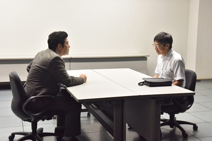 皆川猿時、生瀬勝久/「あなたの番です」第18話より(C)日本テレビ