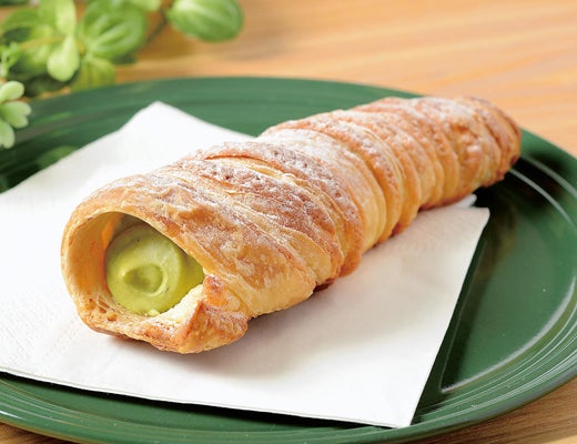 クッキーデニッシュコロネ　宇治抹茶￥145（税込み）／画像提供：ローソン