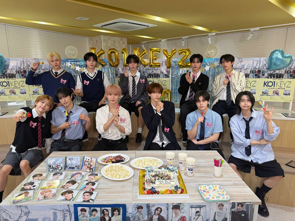 KO1KEYZ、日韓同時デビュー 生配信でファンとお祝い「この日を絶対に忘れたくない」