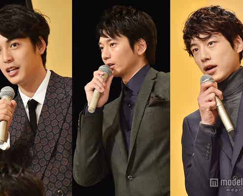 新・朝ドラ、ヒロインとりまくイケメンに西島秀俊、向井理、坂口健太郎、大野拓朗ら