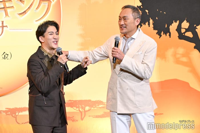 尾上右近、渡辺謙(C)モデルプレス