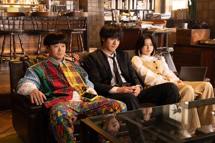 矢本悠馬、赤楚衛二、桜田ひより「相続探偵」第8話(C)日本テレビ