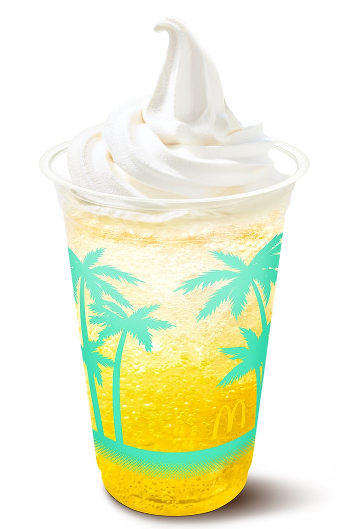マックフロートレモネード/画像提供:日本マクドナルド