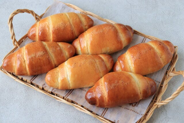 トリュフ香る塩パンの出来上がり。