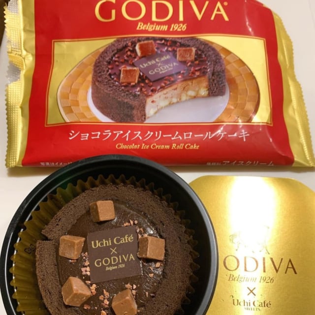 ローソンとゴディバのコラボアイス