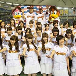 ヒーローインタビューに登場した乃木坂46