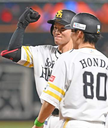 ソフトバンク逆転勝利、スタメン抜てきの庄子は「心臓バクバク」