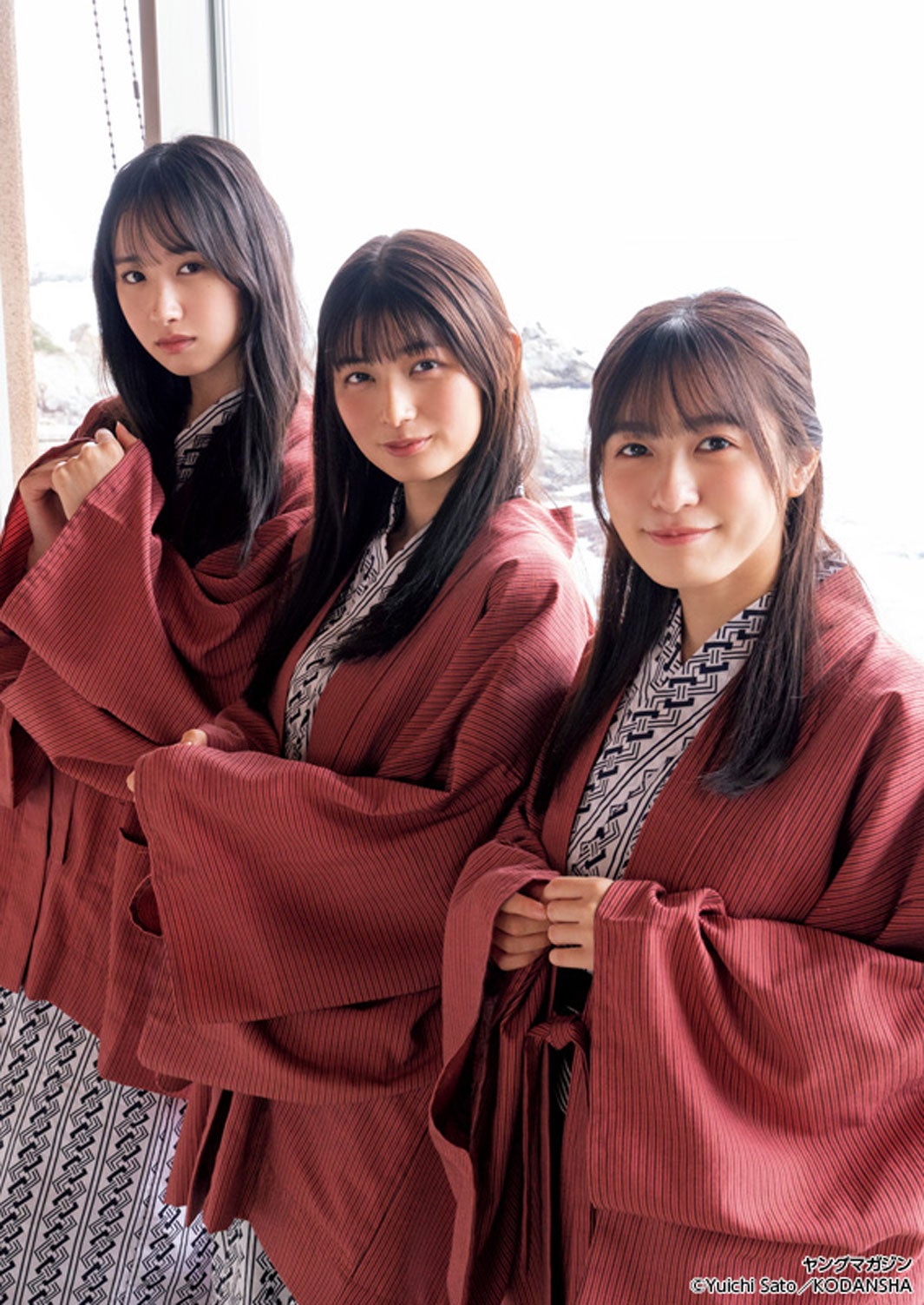 辻優衣、大島璃乃、早川渚紗（C）講談社