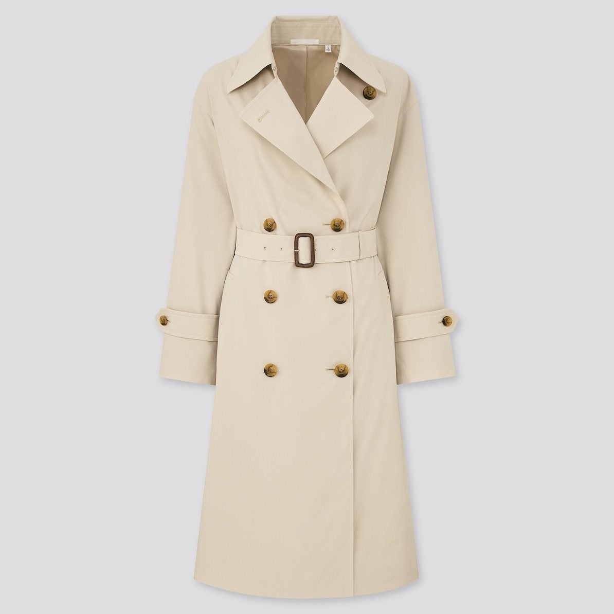 春アウター　ユニクロ　画像　おすすめ　トレンチコート