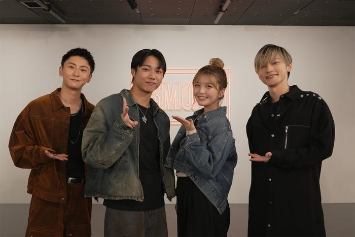 與真司郎、宇野実彩子、SEITO、SKY-HI、(提供写真)