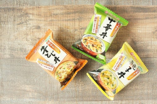 アマノフーズのフリーズドライ「小さめ丼ぶり」シリーズ