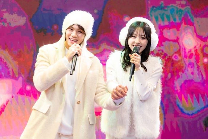 きんご(内田金吾)、りのん(多田梨音)(C)AbemaTV, Inc.