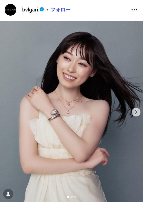 ブルガリ公式Instagramより
