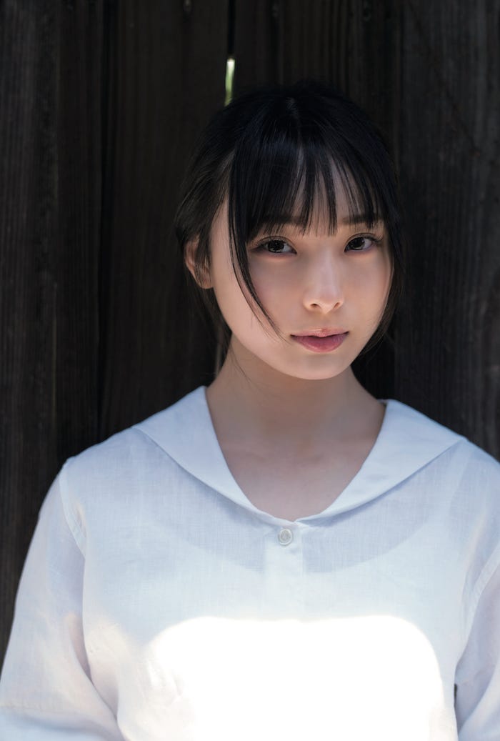 「B.L.T.2021年7月号増刊 B.L.T.×NMB48グラビアSP版」セブンネットショッピング購入特典ポストカード/梅山恋和(NMB48)(提供写真)