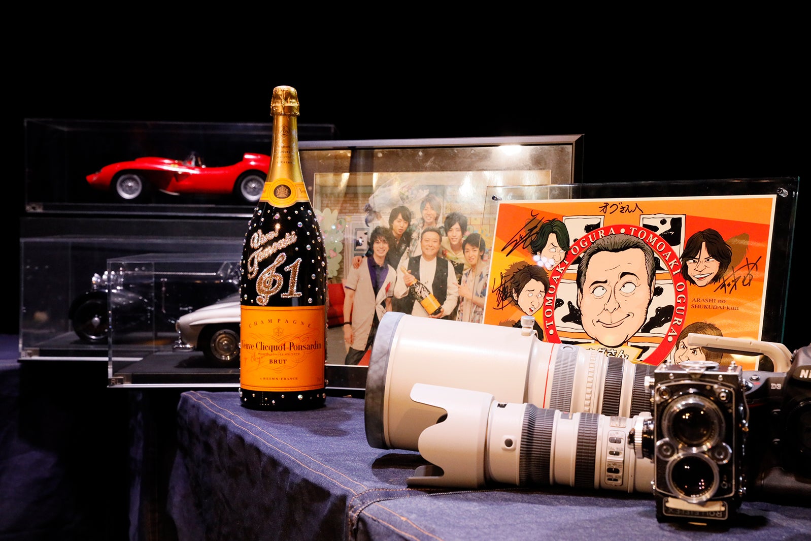 思い出の展示（提供写真）