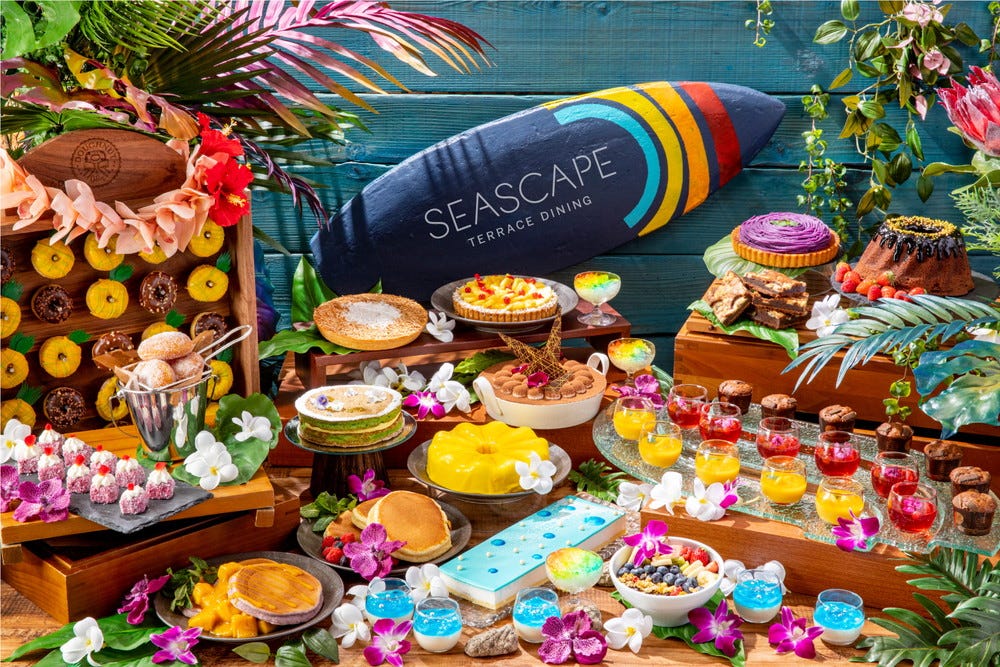 ハワイアンデザートビュッフェ「Aloha!フェス」ヒルトン東京お台場で、パンケーキなど約20種