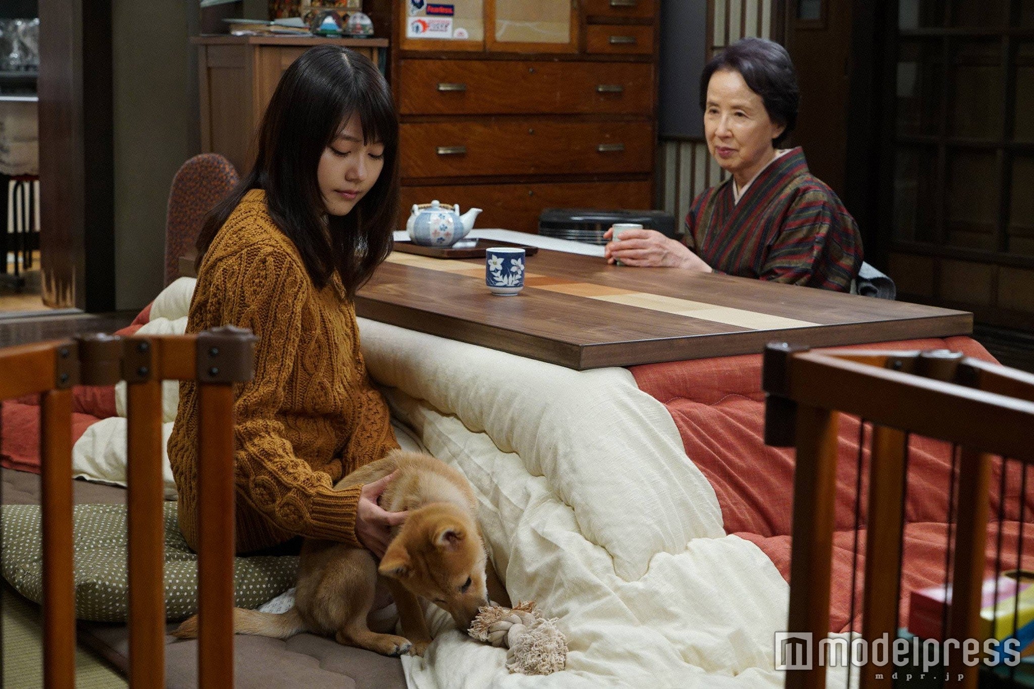 「いつかこの恋を思い出してきっと泣いてしまう」第5話・場面カット／有村架純、八千草薫（画像提供：フジテレビ）