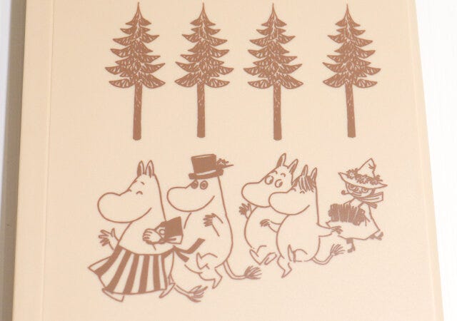 宝島社の付録のムーミンの折りたたみテーブル