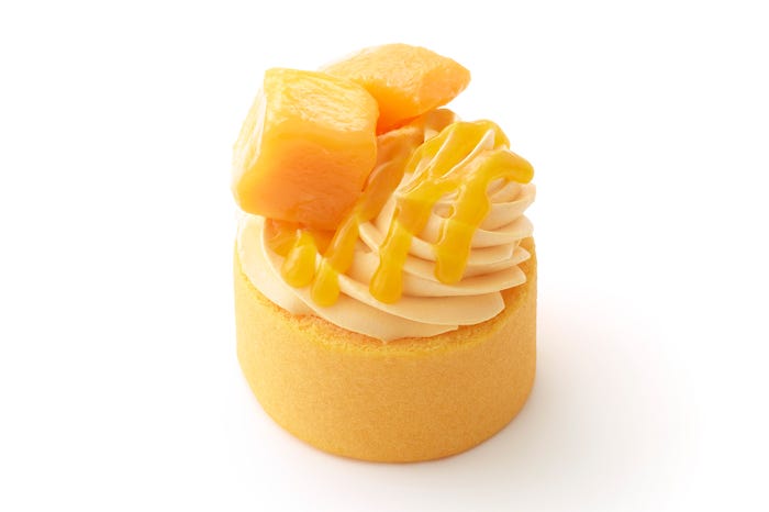 やさしい豆乳スイーツ マンゴーロールケーキ/画像提供:株式会社モスフードサービス